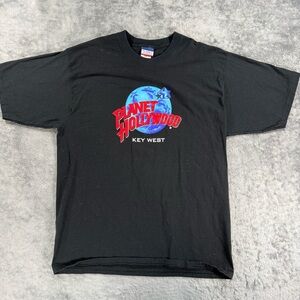 Vintage 1998 Planet Hollywood Key West Short Sleeve Graphic Tee